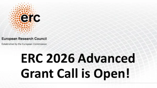 Deadline: Thu, 27 August 2026 (17:00 Brussels time), Call for Proposals for ERC Advanced Grant (ERC-2026-ADG)
